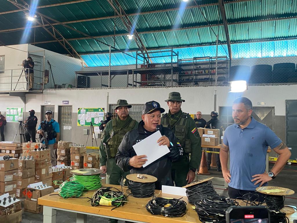 Ministro Diosdado Cabello anuncia incautación de explosivos en El Tigre,&nbsp;Anzoátegui