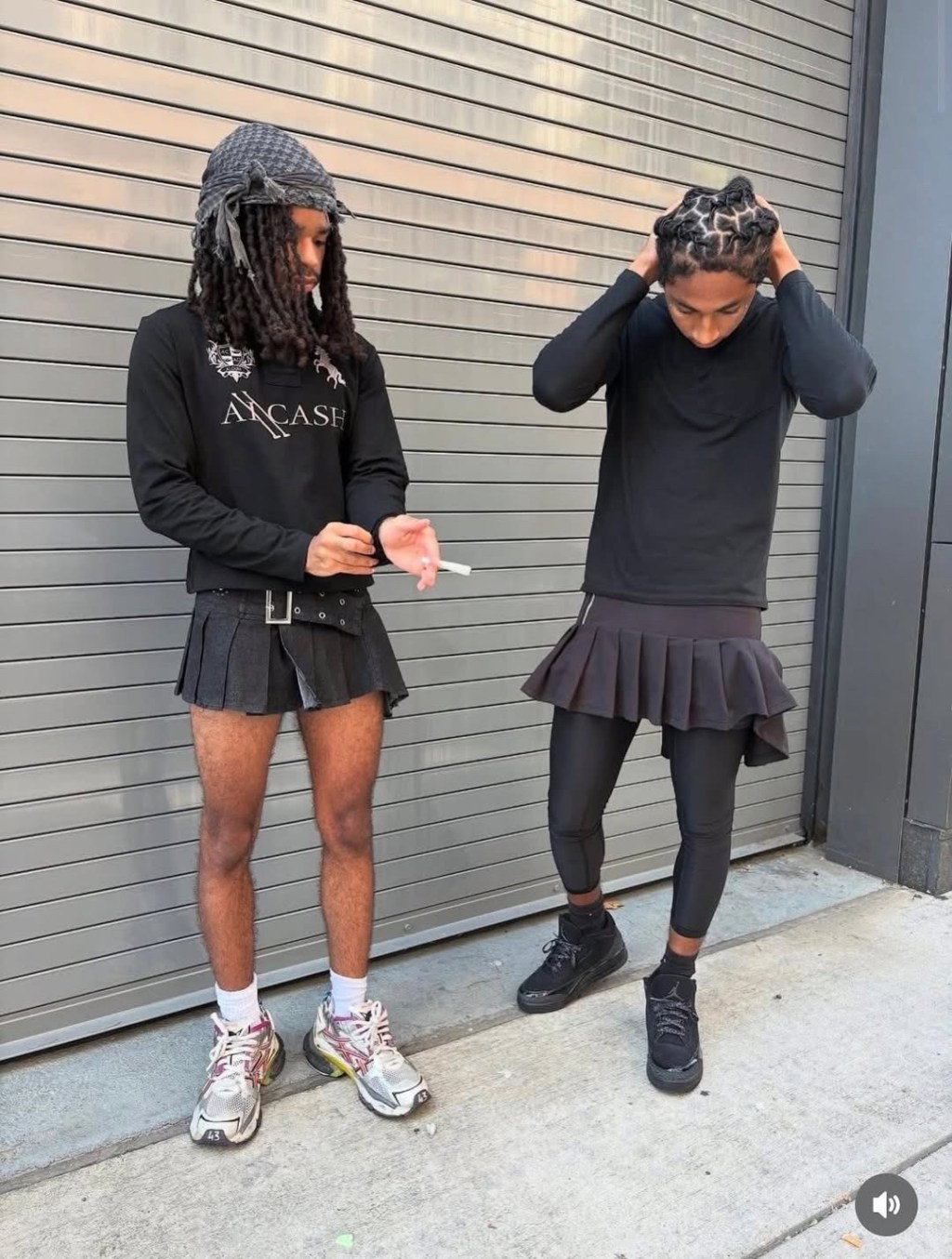 Jóvenes imponen las faldas como nuevo símbolo de la moda urbana&nbsp;masculina