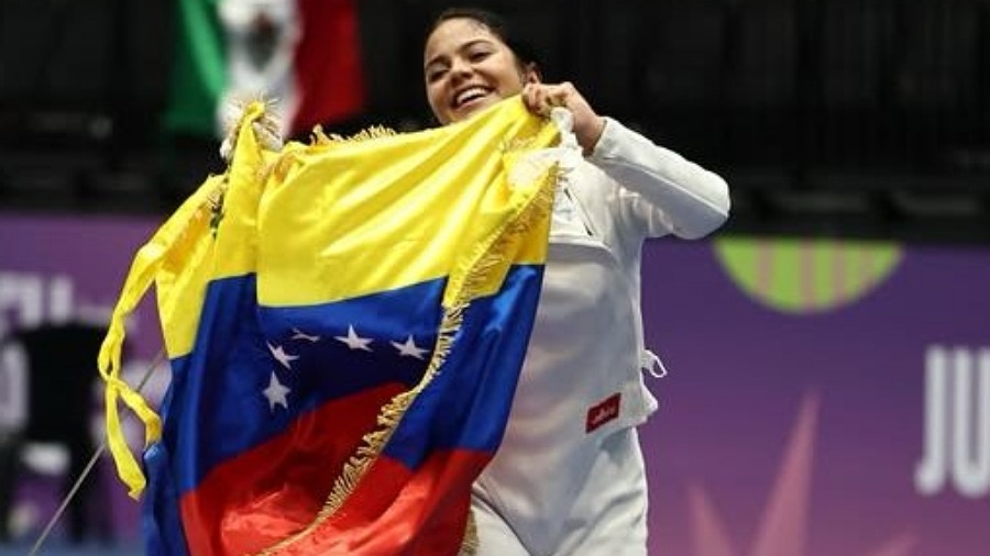 Espadista Victoria Guerrero consigue primera medalla de oro para Venezuela en Panamericanos Junior de&nbsp;Paraguay