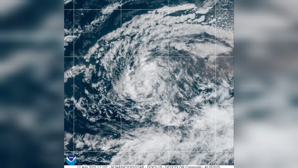La tormenta tropical Erin podría convertirse este jueves 14 de agosto en&nbsp;huracán