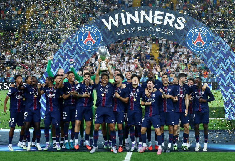 PSG remonta desventaja de dos goles y gana Supercopa de&nbsp;Europa&nbsp;