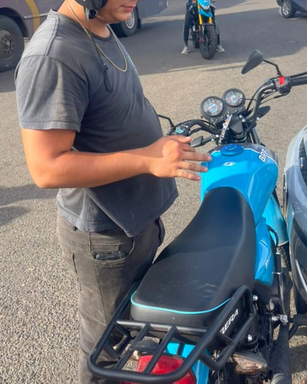 «Me chocó un motorizado y se dio a la&nbsp;fuga»