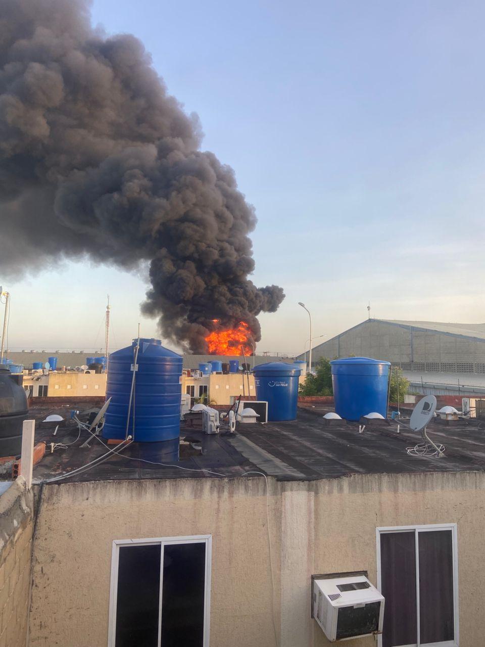 Incendio de Gran Magnitud en Galpón Detrás de Ciudad Real Generó Alarma en&nbsp;Barcelona