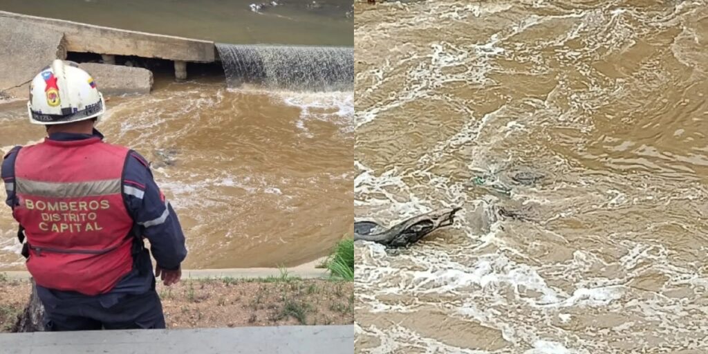 Joven cayó al río Guaire tras accidente de moto y los bomberos todavía no lo han encontrado&nbsp;