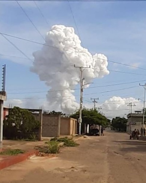 Fuerte explosión en almacén de fuegos artificiales sacudió&nbsp;Maracaibo