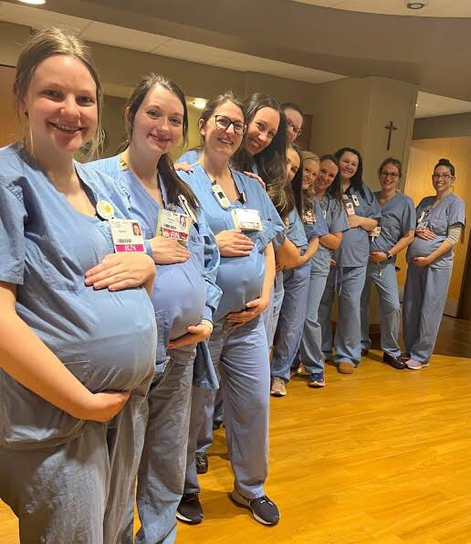 14 enfermeras de un hospital quedaron embarazadas al mismo&nbsp;tiempo&nbsp;