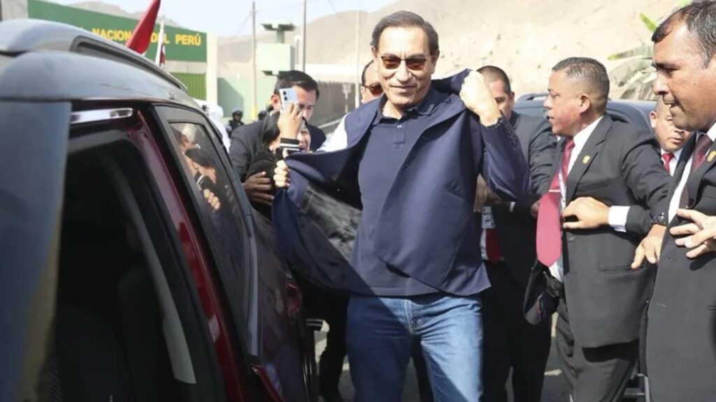 Expresidente peruano Vizcarra sale en&nbsp;libertad&nbsp;