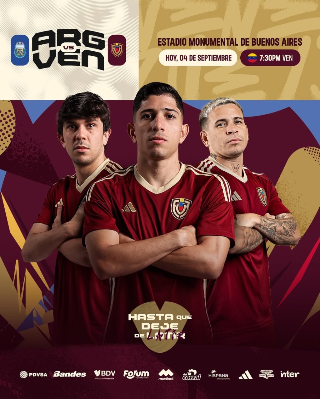 La vinotinto buscará mantener el sueño&nbsp;mundialista