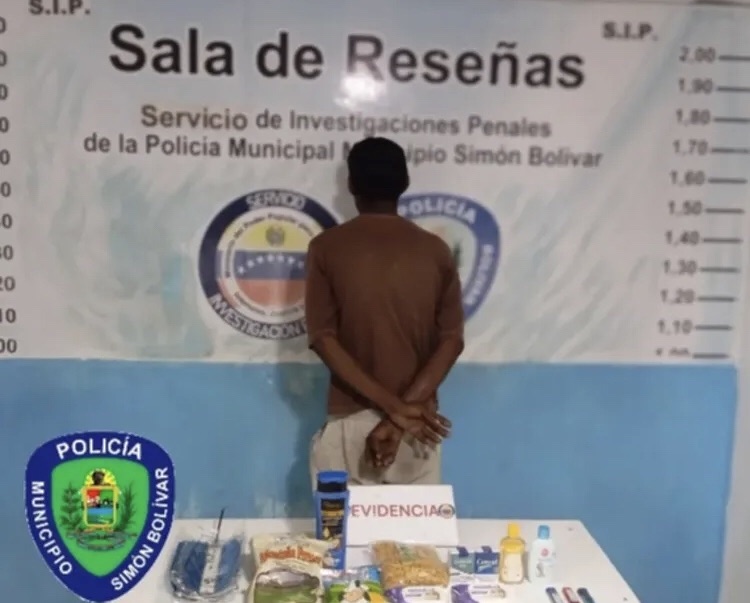 Capturado sujeto implicado en hurto a comercio en la avenida&nbsp;Cajigal