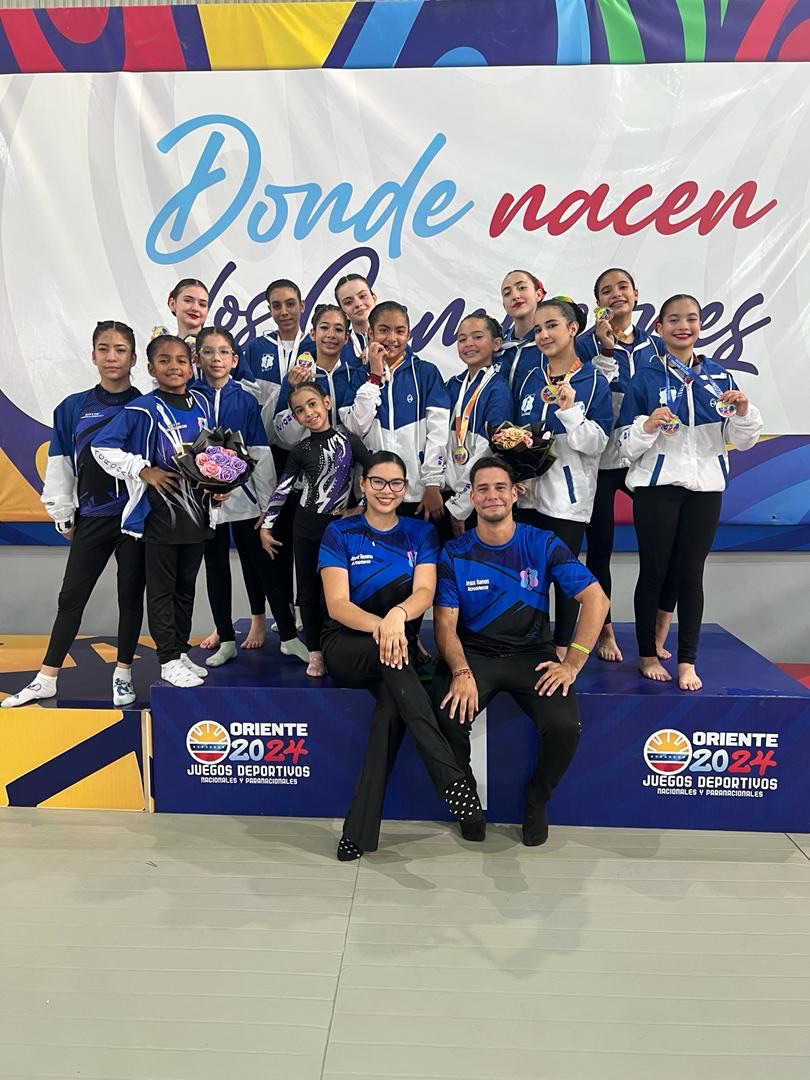 Jóvenes anzoatiguenses ganaron 16 medallas en Festival Nacional de Gimnasia celebrado en&nbsp;Falcón