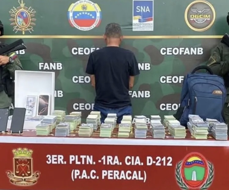 GNB detuvo a ciudadano colombiano en Táchira con más de 10 mil dólares&nbsp;falsos