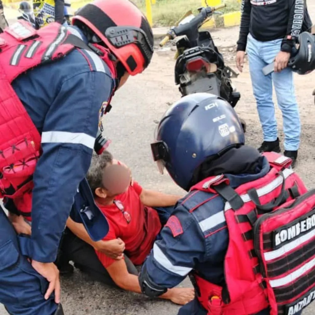 Un hombre resultó lesionado en Puerto La Cruz tras colisión de&nbsp;vehículos