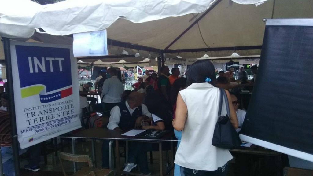 INTT activó operativos especiales de trámites vehiculares en cuatro estados del&nbsp;país