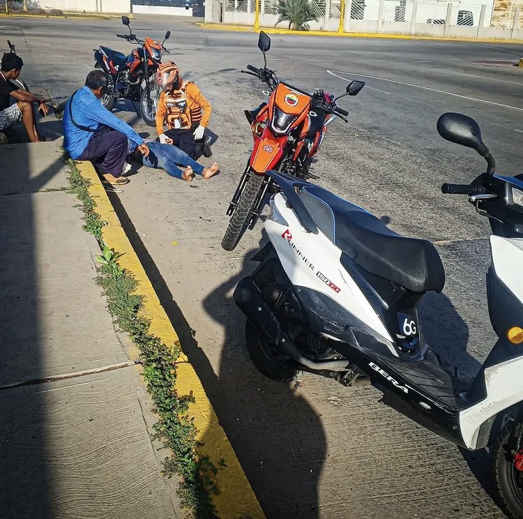 Motorizado resultó lesionado tras derrapar en la avenida Fabricio Ojeda de&nbsp;Barcelona
