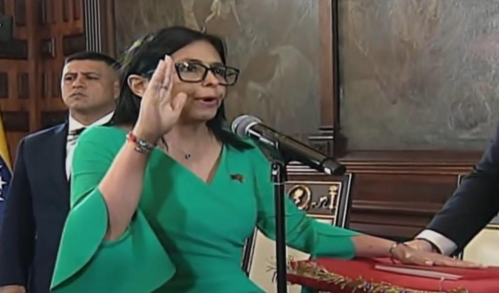 Delcy Rodríguez se Juramenta como Presidenta Encargada de&nbsp;Venezuela