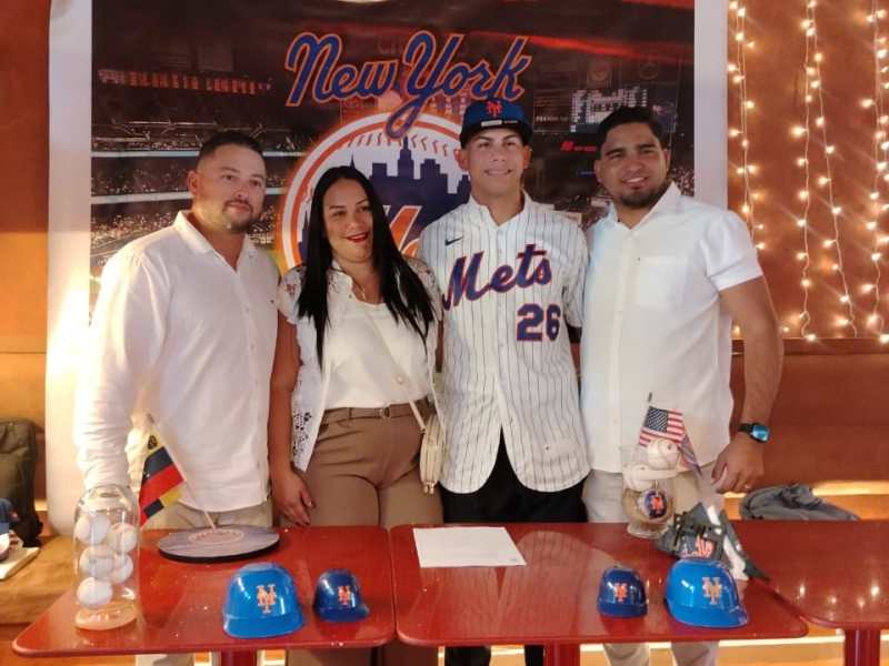 De Anzoátegui a la Gran Manzana: Adrián La Rosa de 16 años firma con los Mets de Nueva&nbsp;York