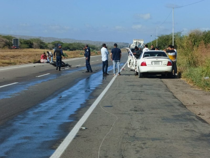 Accidente en la autopista de Oriente sentido Barcelona-Píritu cobró la vida de una persona y otra resultó&nbsp;lesionada