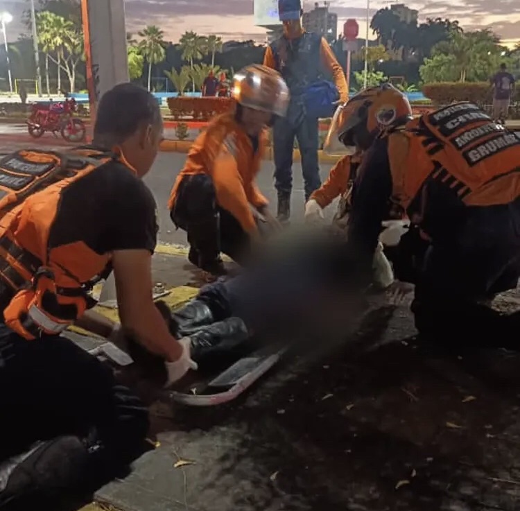 Motorizado resultó herido tras colisión en la avenida Fuerzas Armadas de&nbsp;Barcelona