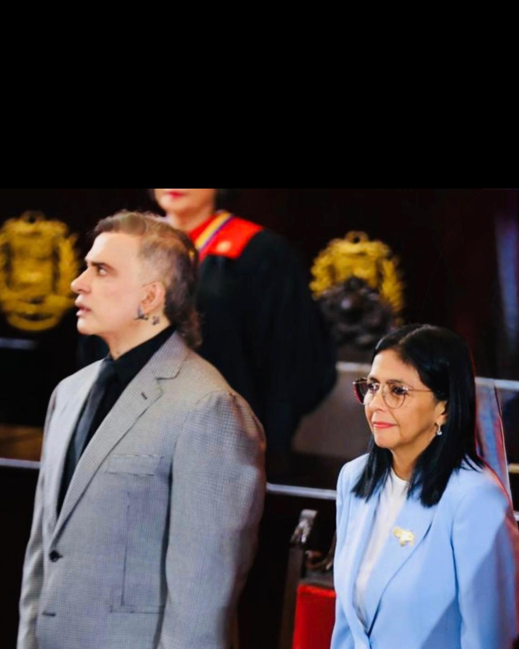 TAREK WILLIAM SAAB BRINDA MÁXIMO APOYO A LA PRESIDENTA ( E) DELCY RODRIGUEZ EN SU PROPUESTA DE JUSTICIA PENAL ALTERNATIVA