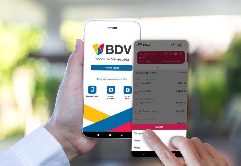 Más de 264 mil 500 clientes del Banco de Venezuela han comprado sus divisas a través de la&nbsp;BDVApp&nbsp;
