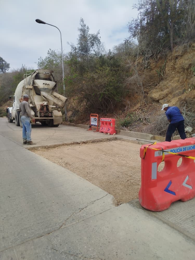 Buenas noticias para vecinos de Cerro El Morro: Comenzó vaciado en la Sotavento