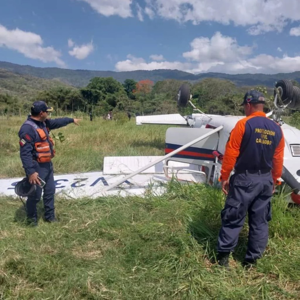 Avioneta se precipitó a tierra en&nbsp;Carabobo