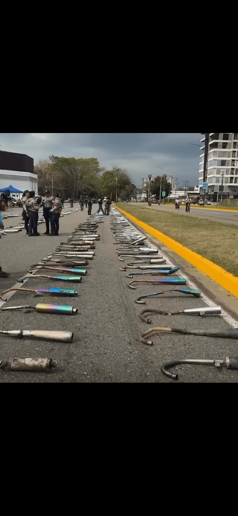 Destruyen resonadores de motos en&nbsp;Barinas