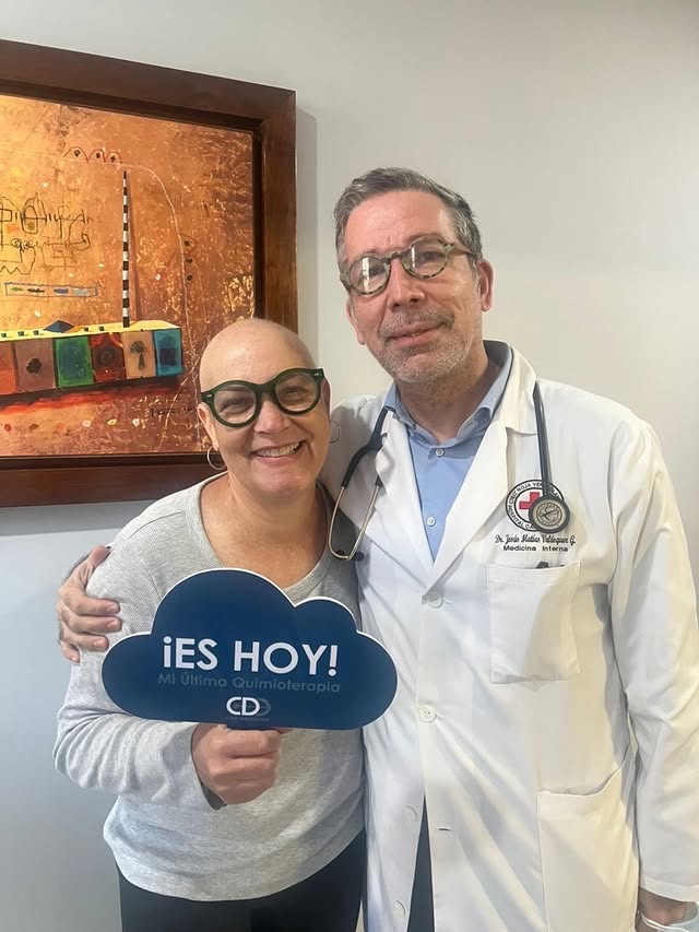 Periodista celebró el fin de su tratamiento contra el cáncer con un emotivo&nbsp;mensaje