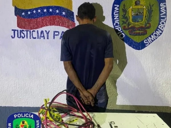 Capturado en flagrancia por hurto de cableado del alumbrado público en&nbsp;Barcelona