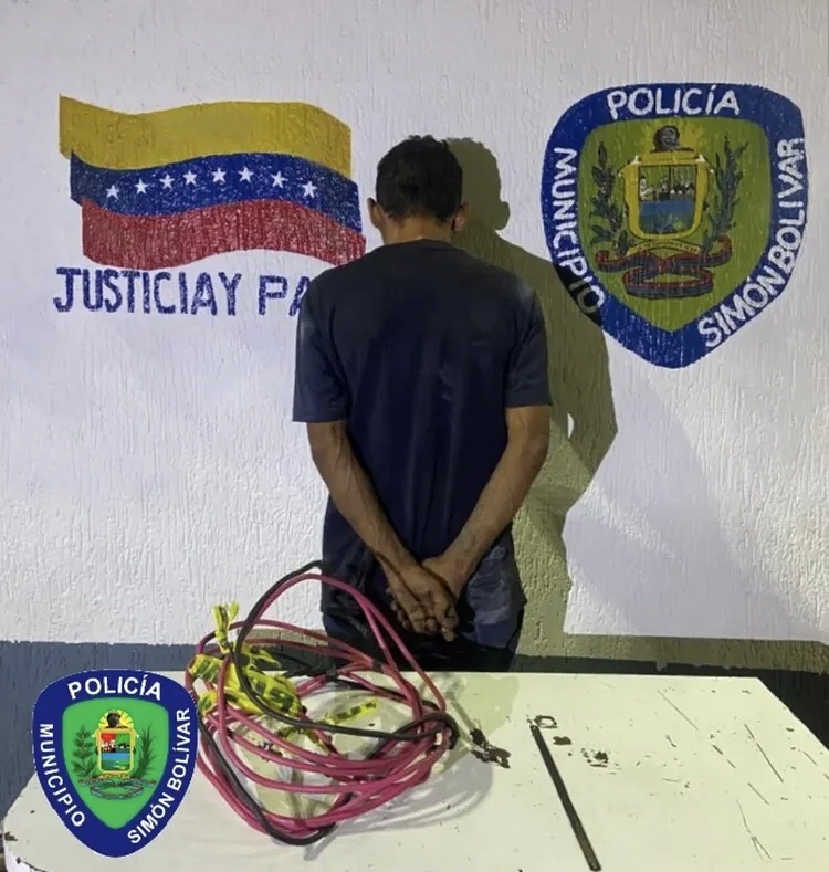 Capturado en flagrancia por hurto de cableado del alumbrado público en&nbsp;Barcelona