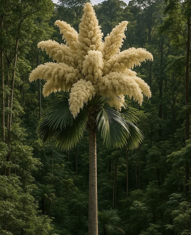 50 años de espera: Floreció Palma de Ceilán en el Jardín Botánico de la&nbsp;UCV