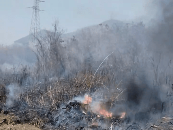 Reportan incendio detrás de la urbanización Monte Mario en&nbsp;Barcelona&nbsp;