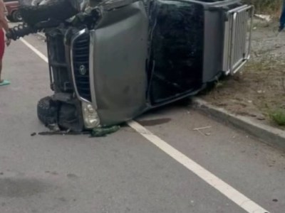 Choque cuádruple en la autopista GMA dejó un herido tras falla mecánica de un vehículo de&nbsp;carga
