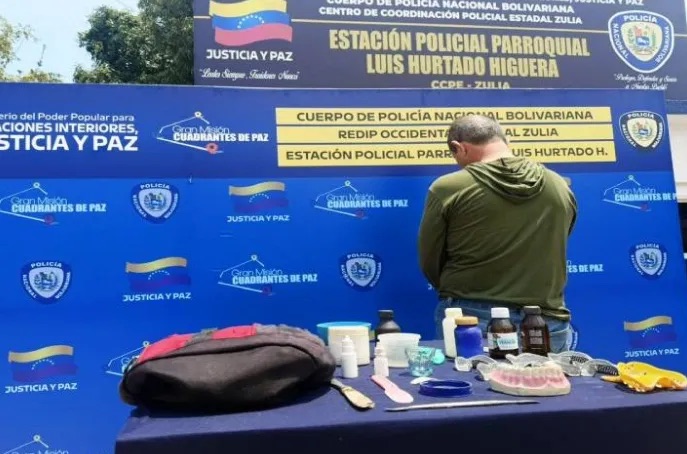 Aprehendieron a falso odontólogo durante operativo en Maracaibo