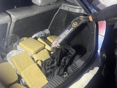 Incautaron 32 kilos de presunta marihuana en El&nbsp;Tigre