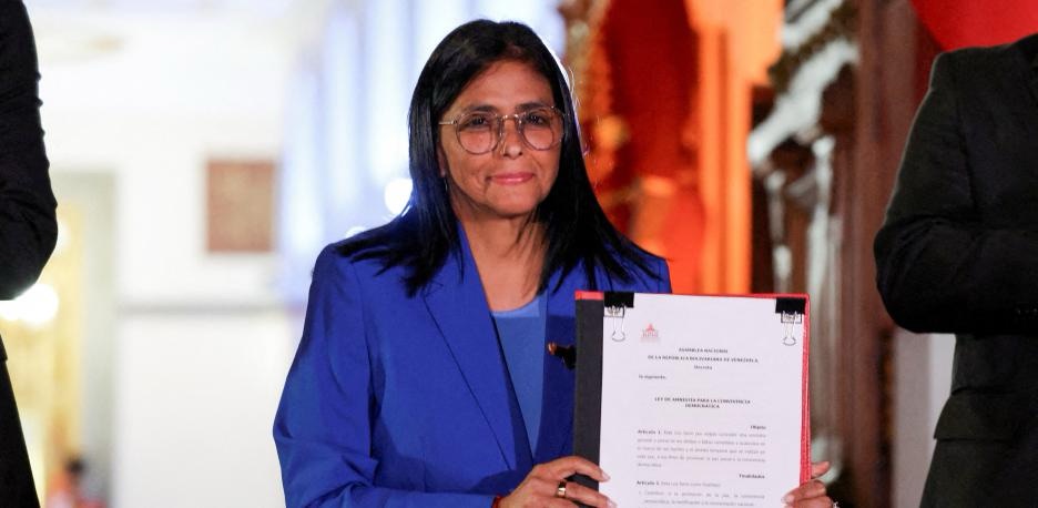 EE.UU. retira las sanciones contra Delcy Rodríguez, presidenta encargada de&nbsp;Venezuela