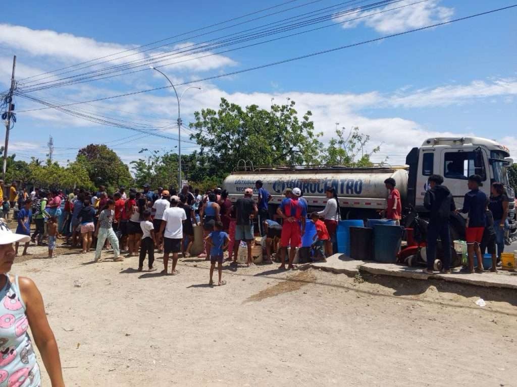 Emergencia hídrica: Sucre suma más de 50 días sin servicio de agua por&nbsp;tuberías