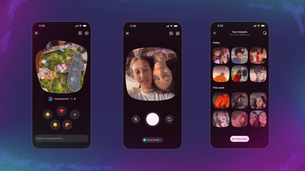 Instagram lanza «Instants»: una herramienta diseñada para contenido espontáneo y sin&nbsp;filtros