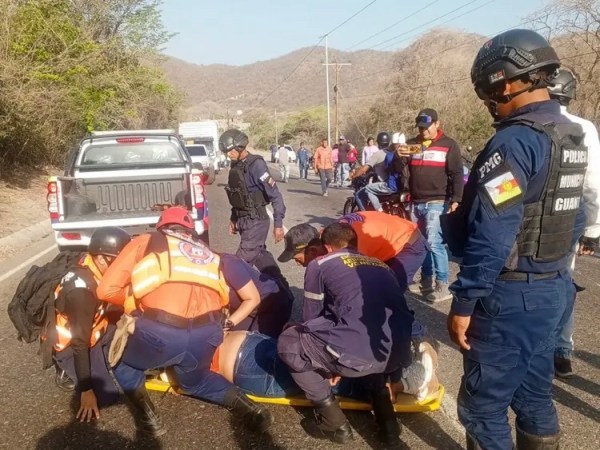Tres heridos tras accidente de moto en la Troncal 9 sentido Guanta-Cumaná&nbsp;