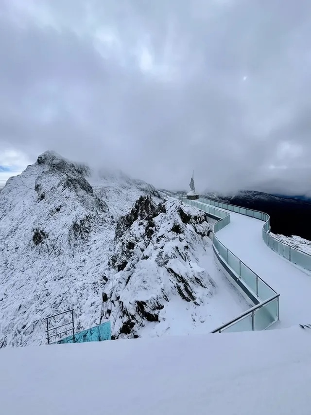 La Sierra Nevada de Mérida se vistió de blanco y deslumbra con su esplendor natural