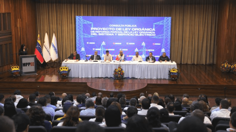 Inicia consulta pública para la reforma de la Ley Orgánica del Servicio Eléctrico