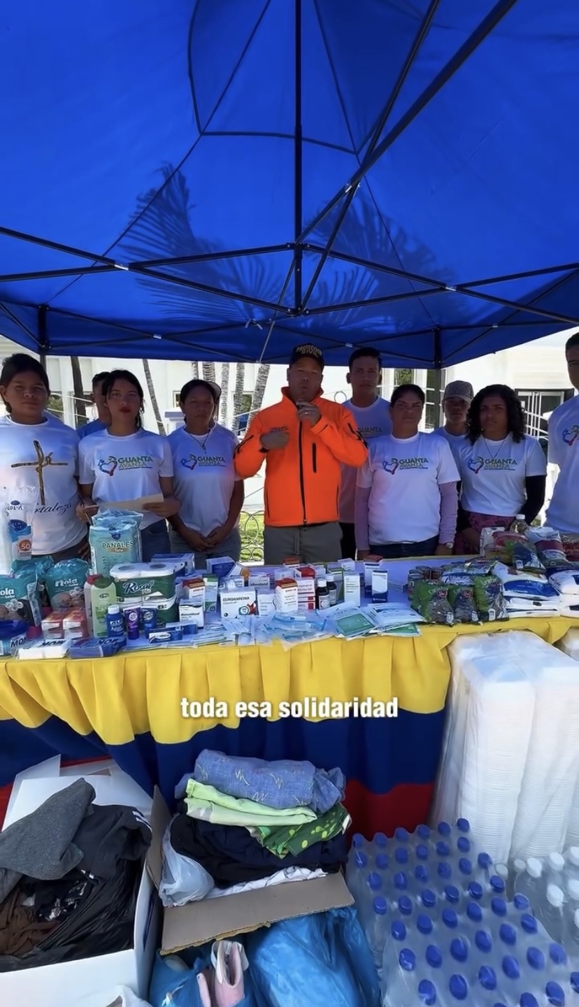 Guanta se solidariza: habilitan centro de&nbsp;acopio