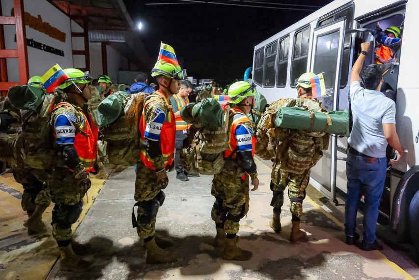 Rescatistas de El Salvador ya se encuentran en&nbsp;Venezuela