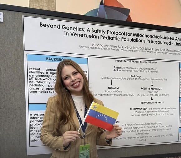 Doctora venezolana destacó en Washington por innovador protocolo&nbsp;anestésico