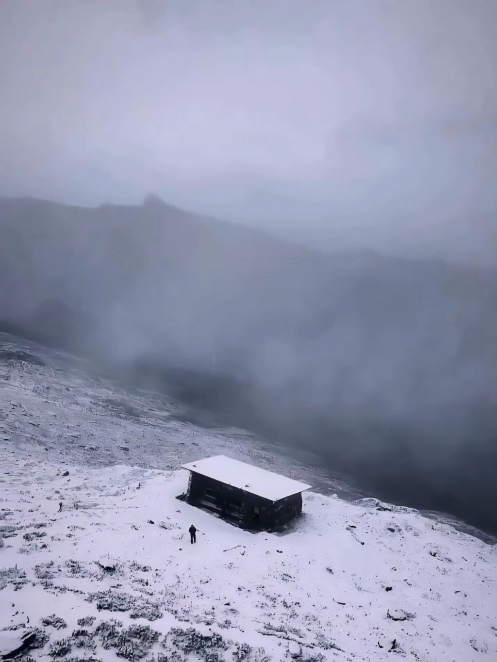 Este domingo se registró imponente nevada en&nbsp;Mérida
