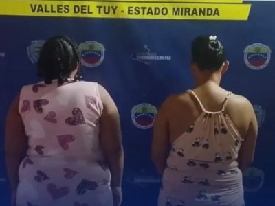 Aprehendidas dos mujeres en Santa Lucía del Tuy por presunta tráfico de&nbsp;niños