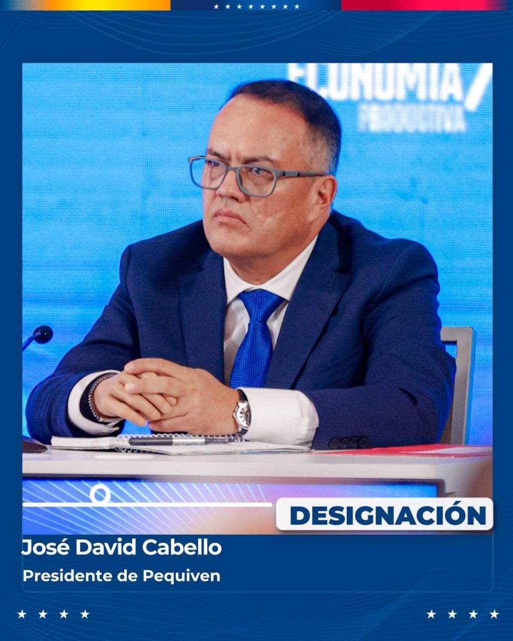 José David Cabello asume presidencia de&nbsp;Pequiven