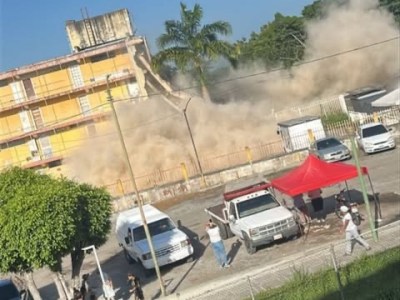 Colapsó parcialmente el bloque 9 de Oropeza Castillo en Guarenas tras daños por terremotos&nbsp;