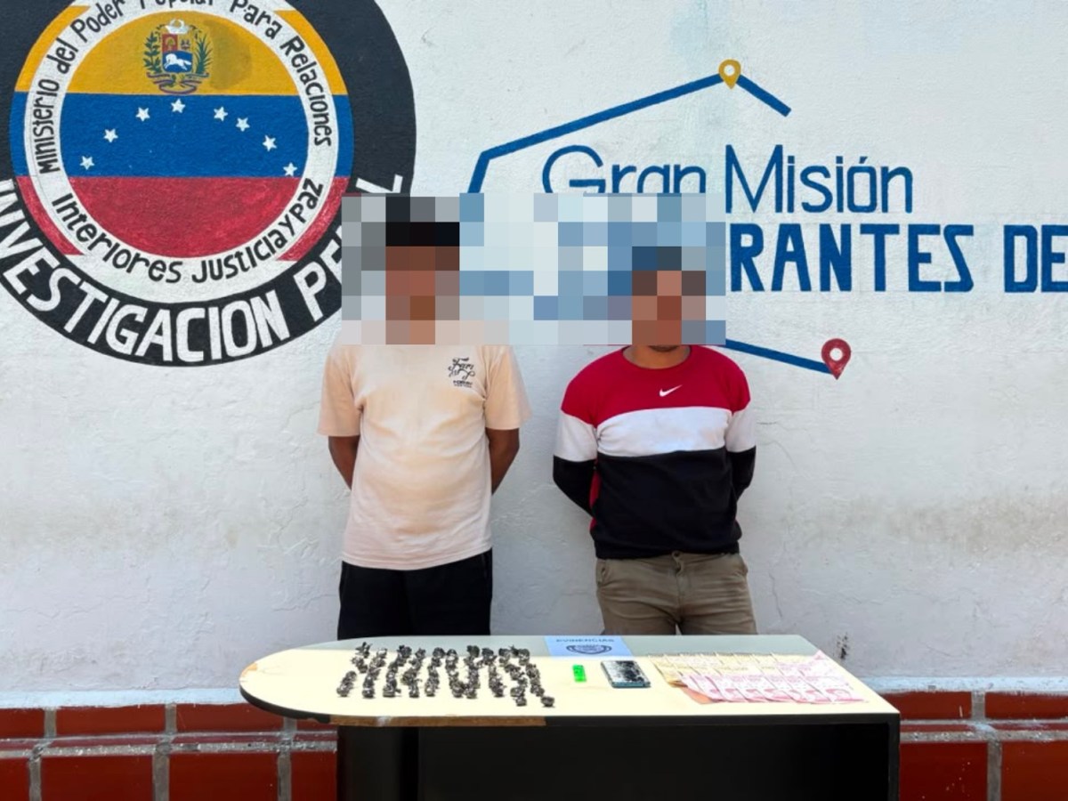 Detenidos tres sujetos por presunto microtráfico en&nbsp;Guanta