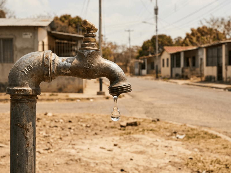 Reportan fallas en el suministro de agua en la zona norte de&nbsp;Anzoátegui